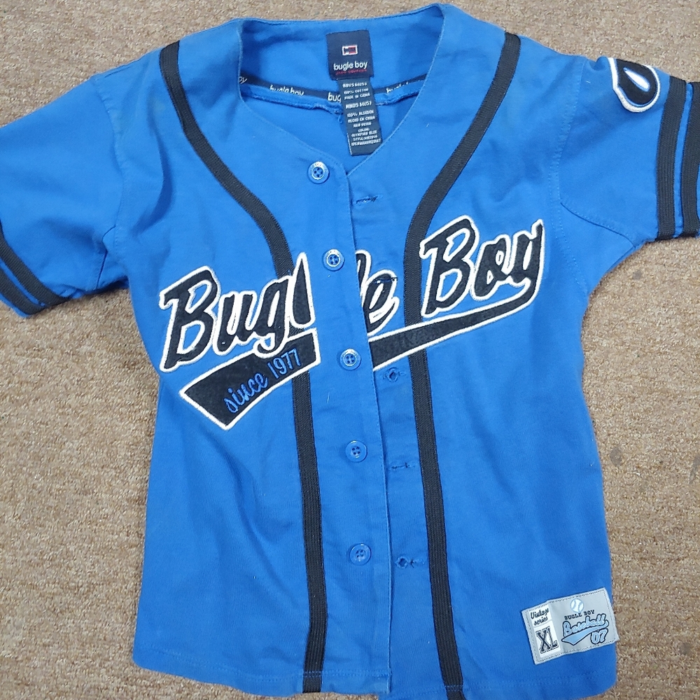 Vintage Bugle Boy Baseball Jersey #07